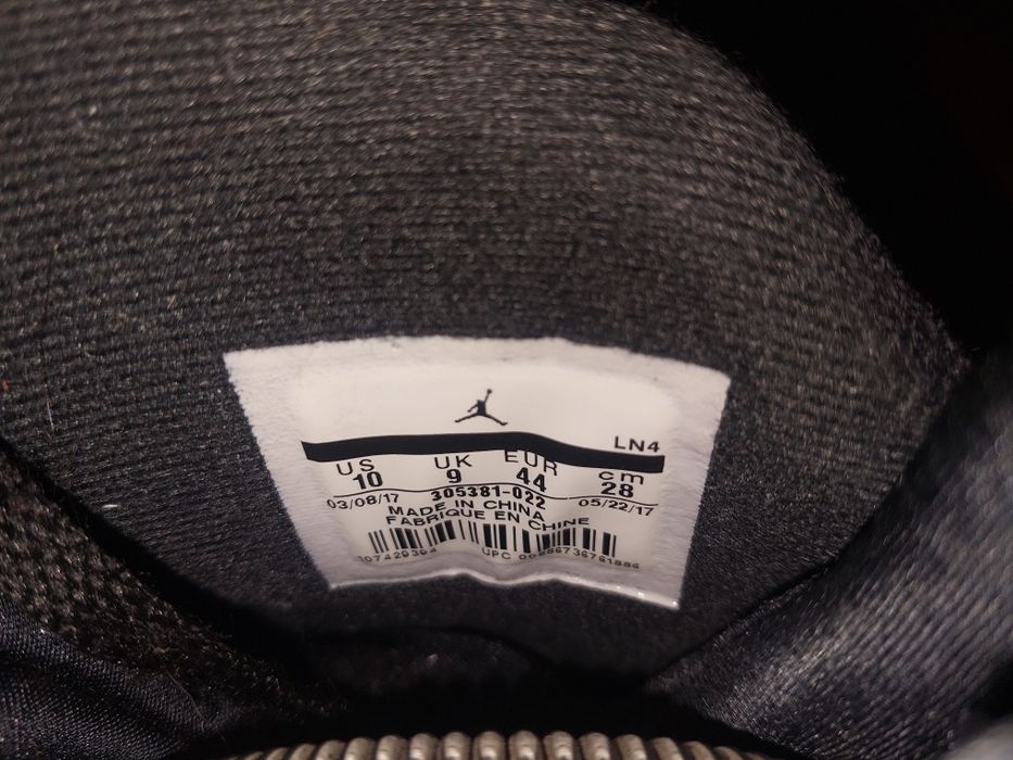 Nike AIR Jordan 8 RETRO "Black&" R44 "