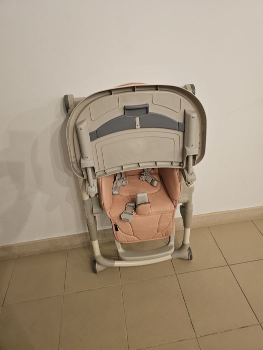 LIONELO Cora cadeira alta dobrável, cadeira alta para bebé