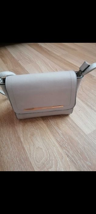 Torebka damska siwa szara