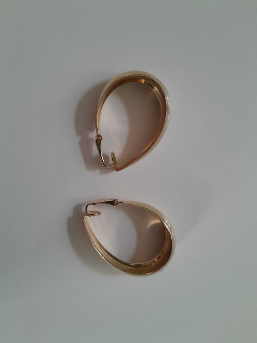 złote kolczyki jak nowe