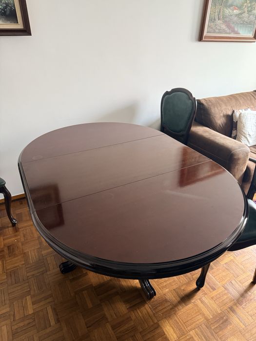 Mesa jantar Madeira Maciça + Cadeiras