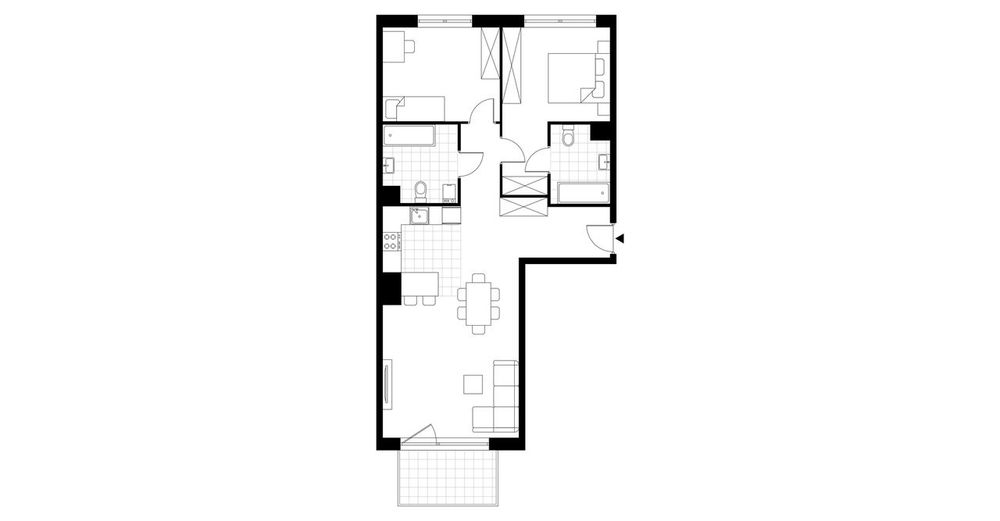 3-pokojowe mieszkanie 73m2 + balkon Bezpośrednio