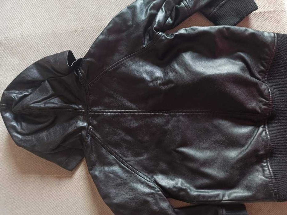 kurtka dla chłopca rozm. 116 eko skóra