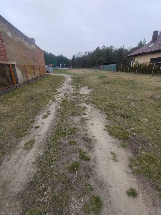 Wynajmę działkę 27 arów z budynkiem prąd na działce