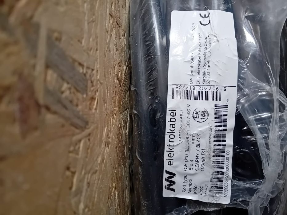 Przewód 5x4 mm² 100 m