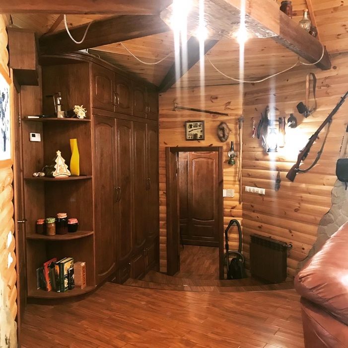 Дом в лесу на озере с камином под Киевом. Всегда есть свет и интернет.