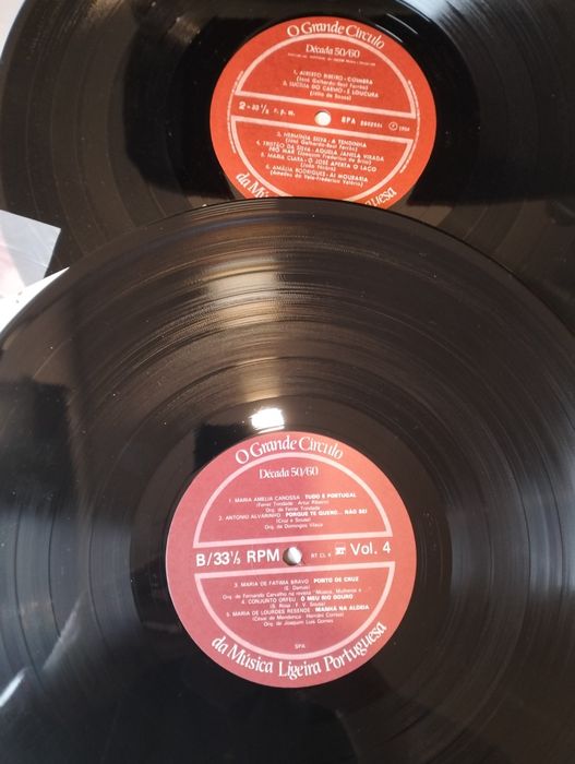 Lote de 15 discos de vinil LP Musica Ligeira Portuguesa