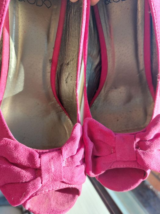 Buty na obcasie różowe Even&Odd rozm.40