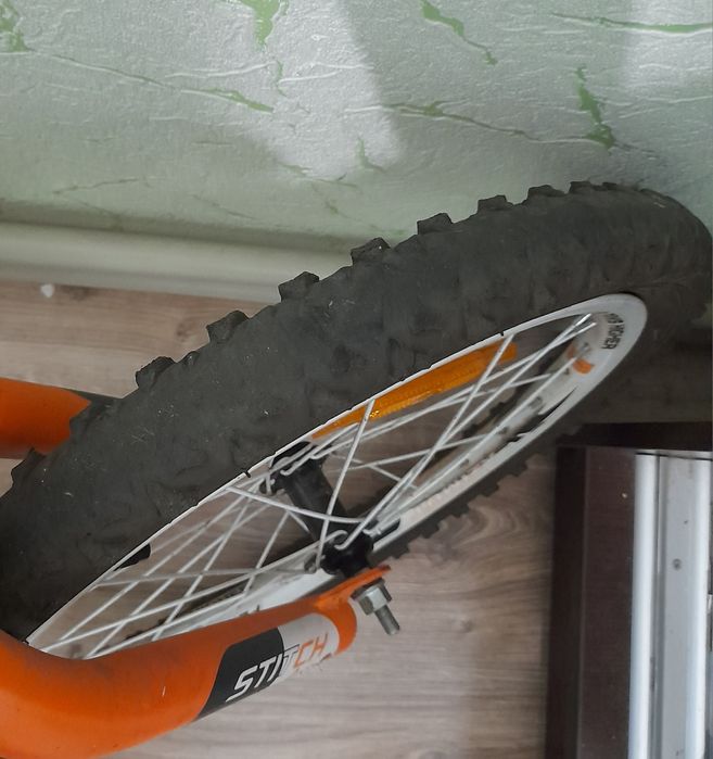 Детский велосипед Azimut 18" Stitch с крыльями