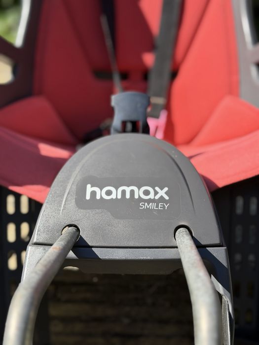 Cadeira de bebé para bicicleta Hamax Smiley usada