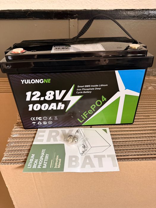 Akumulator LIFEPO4 YULONGNE 100AH BMS  Do silnika Elektrycznego Kampera Webasto Lodówki