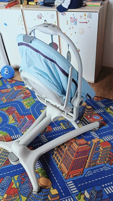 Łóżeczko Chicco niebieskie