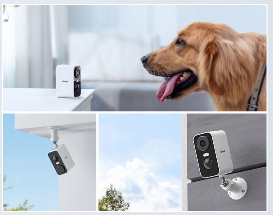 Kamera Zewnętrzna WiFi IP 3MP 2K 10400mAh Bateria