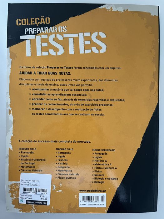 Preparar os Testes Física e Química A - 10º Ano
