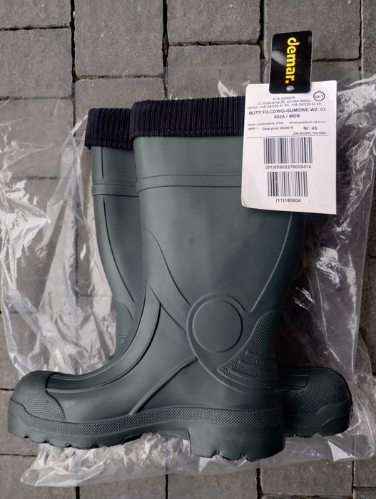 Buty gumowo-filcowe wz.03 902A/MON r.45.