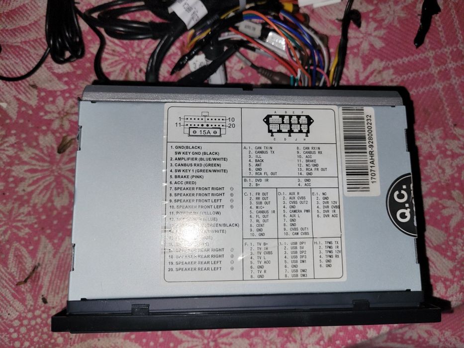 Android магнітола 2DIN, великий екран