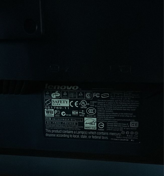 Monitor Lenovo ThinkVision