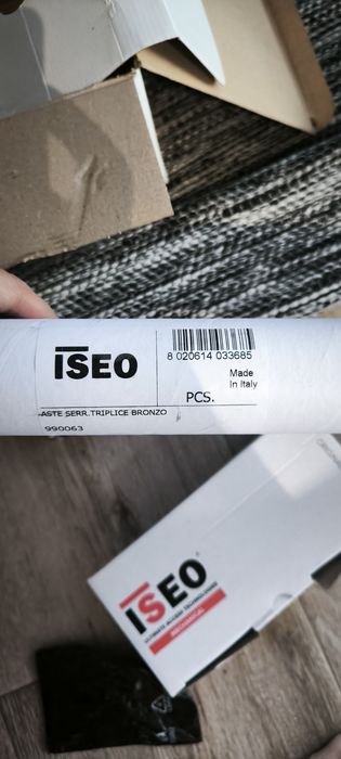 Fechadura ISEO Chave Bomba de 2 Trancas