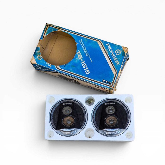 Colunas Auto Pioneer TS-1615 Vintage 16 cm — 3 Vias, 60W, Novas em Caixa