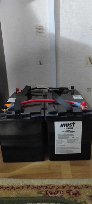 Інвертор гібрідний MUST 3,2кВт + LiFePo4 акумулятори 2560 Вт/нод.