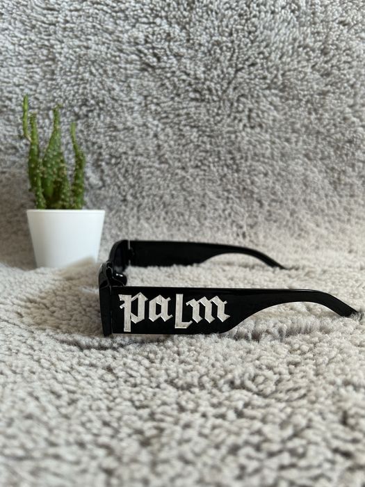 Okulary czarne Palm Angels