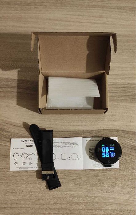 Zegarek Smart e Watch czarny