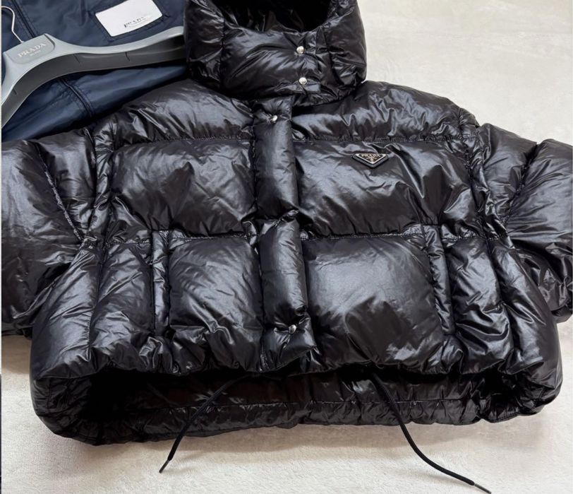 Курка жилетка прада/ куртка Prada/ пуховик prada