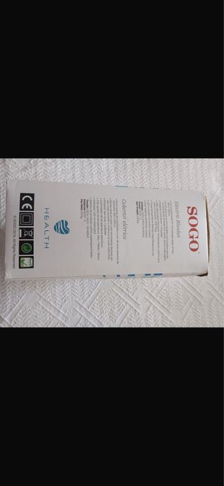 Cobertor elétrico novo