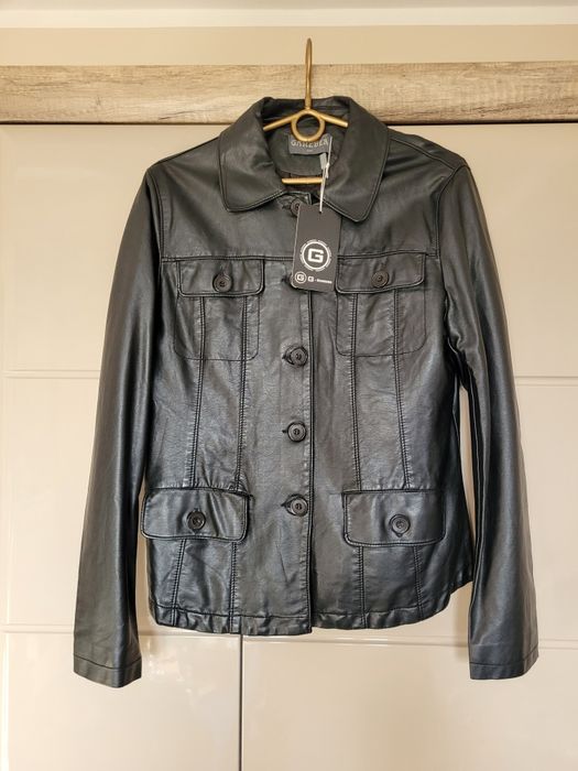 kurtka damska ekoskóra czarna gareda l xl nowa