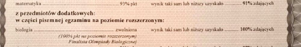 KOREPETYCJE Z BIOLOGII – olimpiada | matura | konkursy