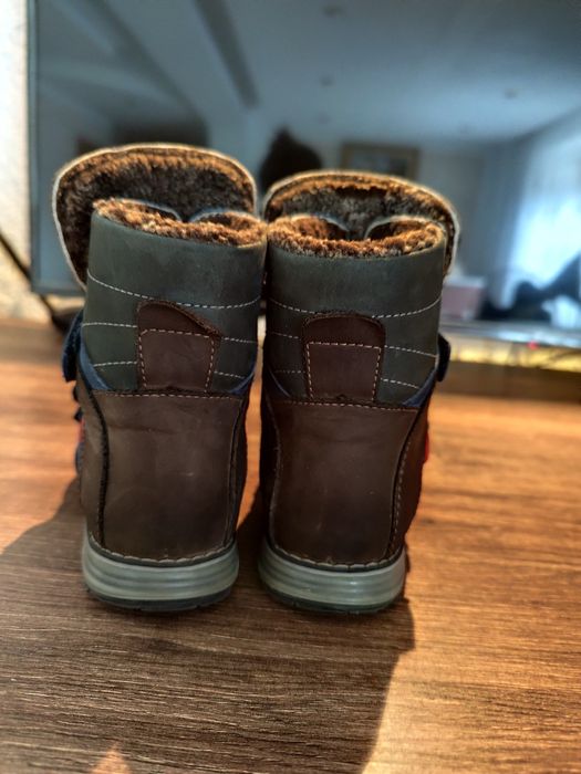 Шкіряні ортопедичні чобітки для хлопчика