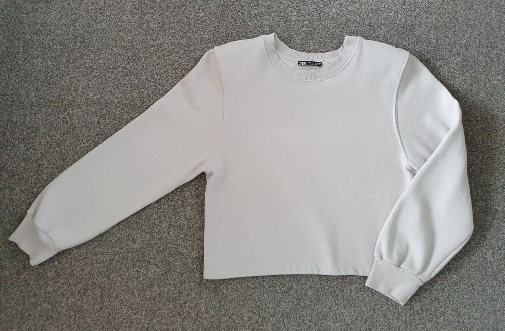 Jak nowa szara bluza Basic Zara 36 s poduszki w ramionach