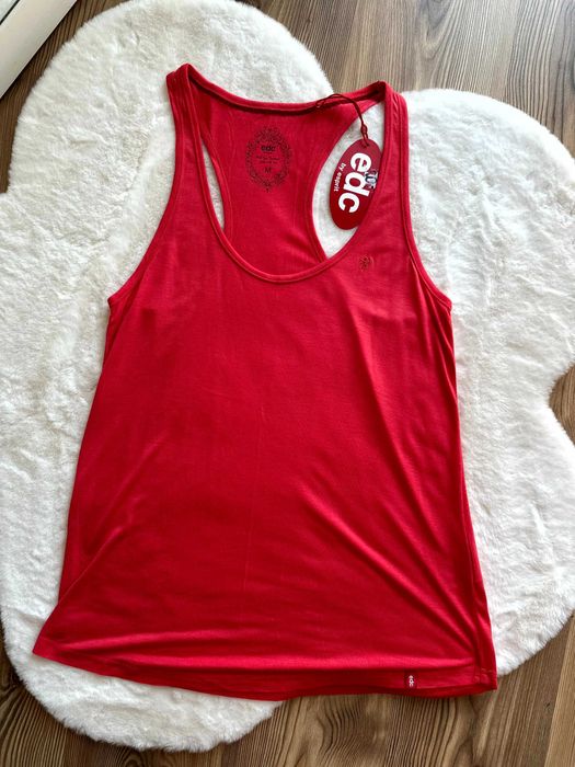 Koszulka damska sport bokserka top z wiskozy koralowa BLG0014 ESPRIT M