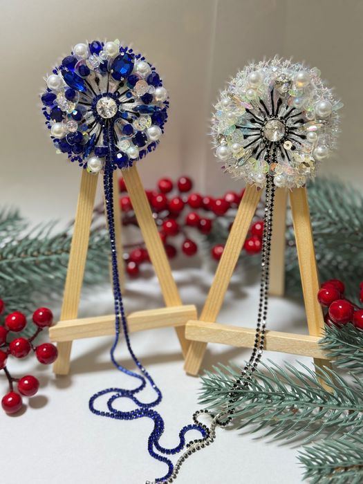 Брошка «кульбаба»