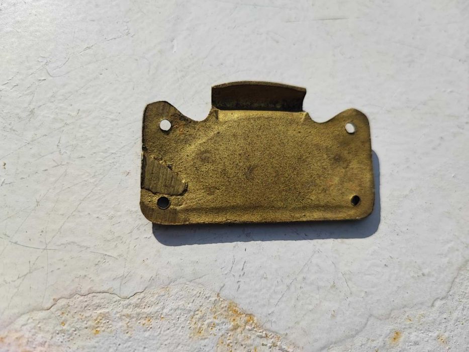 Secesyjna mosiężna aplikacja,uchwyt do mebel