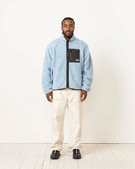 Шерпа Stussy (куртка двухсторонняя)