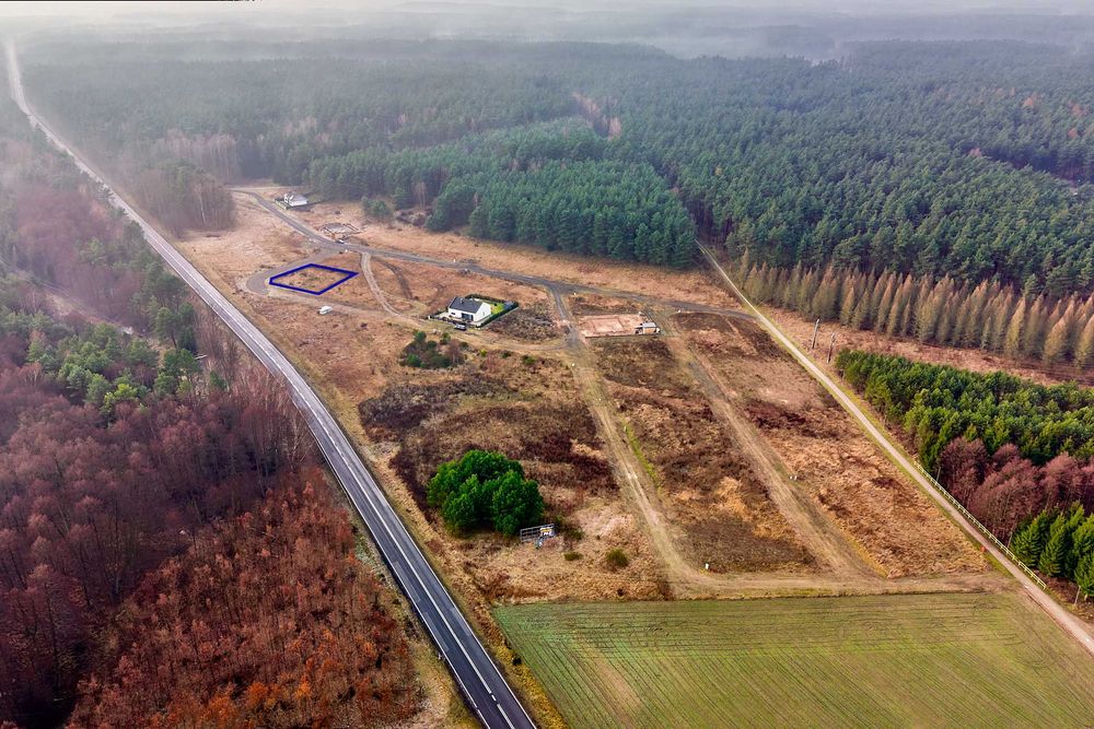 Działka budowlana w Dobrzycy na terenach Natura 2000 na sprzedaż