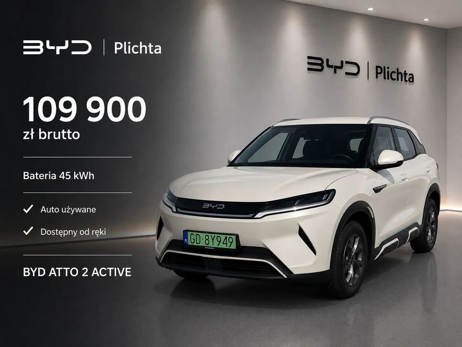 BYD Atto 2 Bogate wyposażenie, duża bateria, niskie zużycie energii, gwarancja