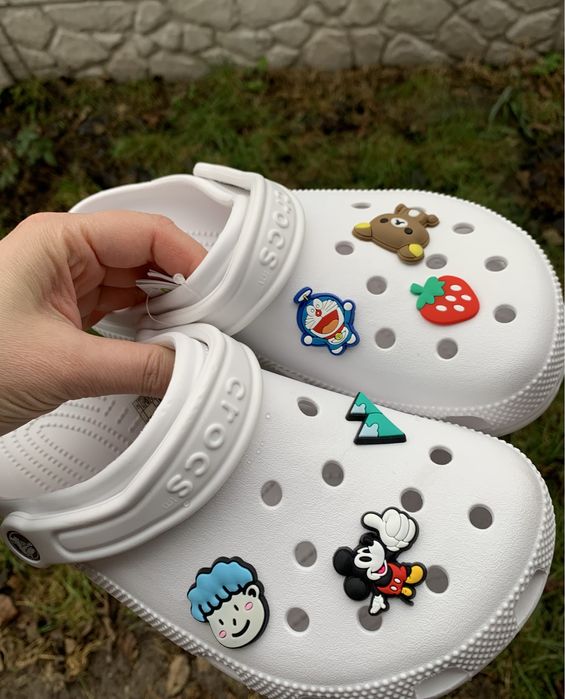 Крокси білі Crocs модель Класік 37 38 39 40 42 43 44 розмір