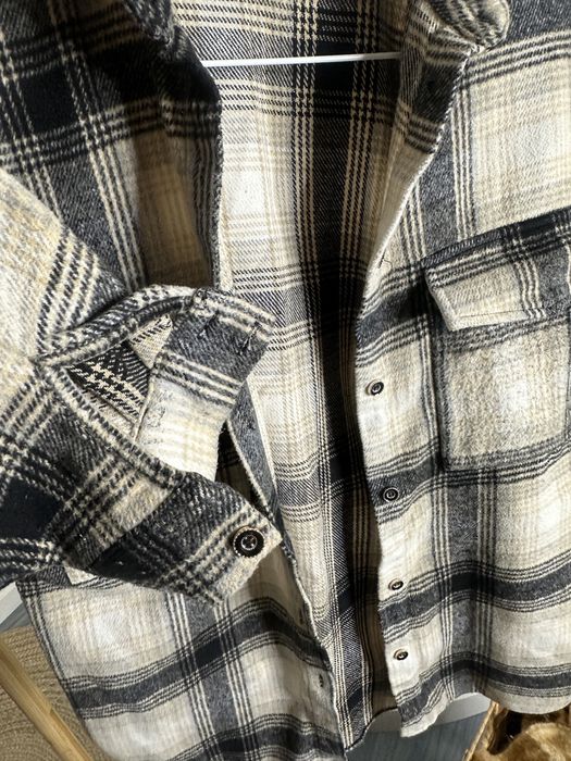 Тепла рубашка Colabear у клітинку на дівчинку, 130 см