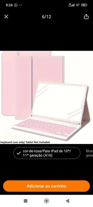Capa de suporte para tablette