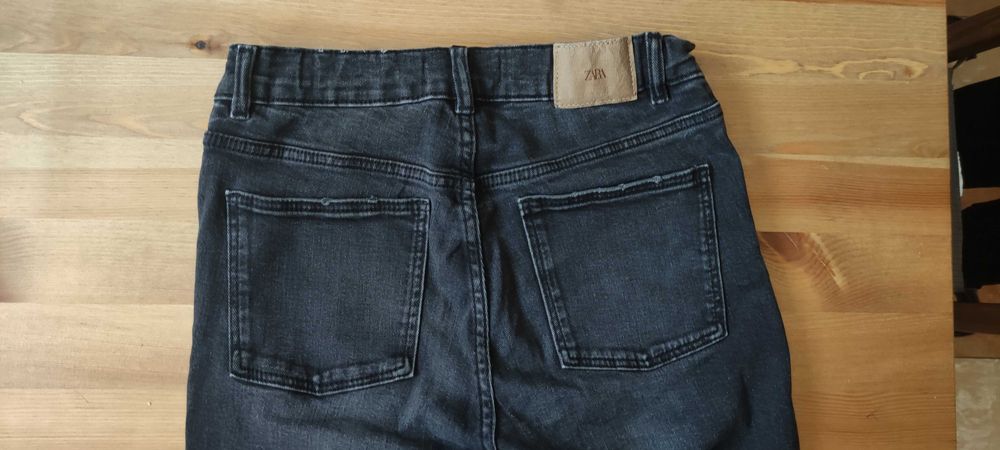 Jeansy Zara dziewczęce 152 dzwony, rozszerzane