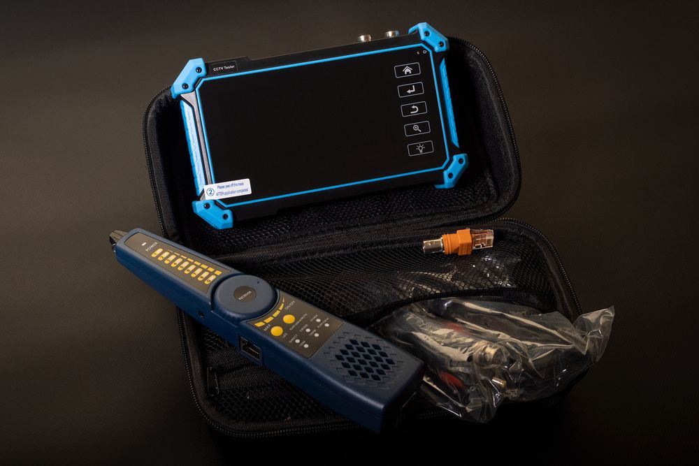 Тестер відеокамер RV-ZMA04-F2T з сенсорним екраном з трасувальником