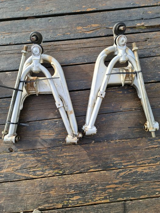 Braços originais moto 4 Honda trx 450 + as proteção de triangulo