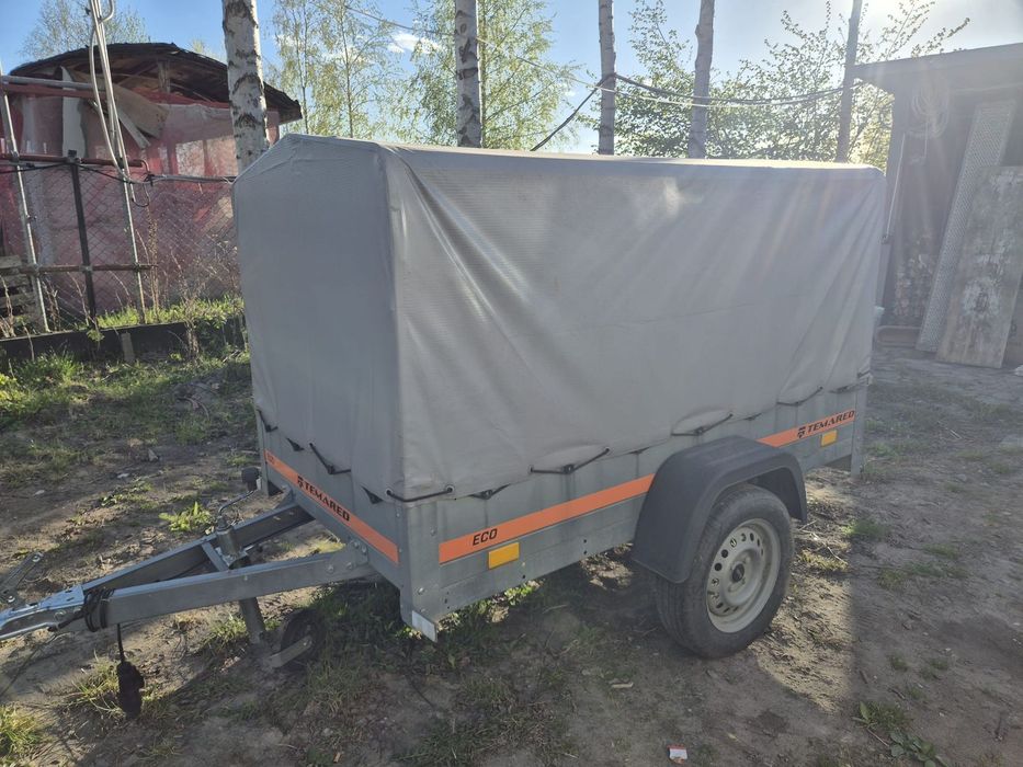 TEMARED Eco  Sprzedam przyczepkę lekką TEMARED ECO 750 kg, rok 2021, plandeka + ste