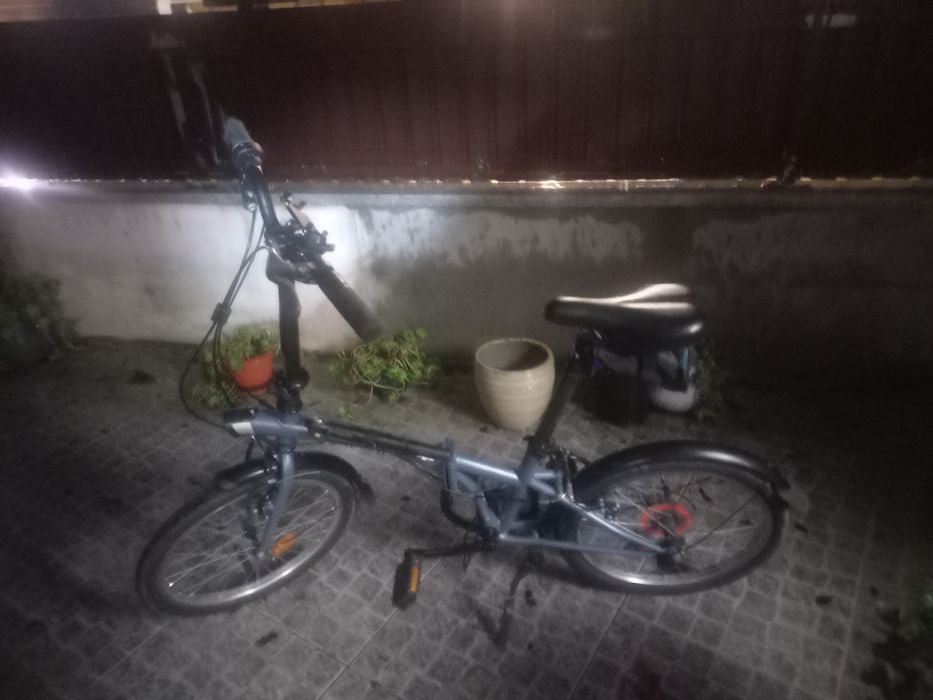 Bicicleta  dobrável  como.o nova