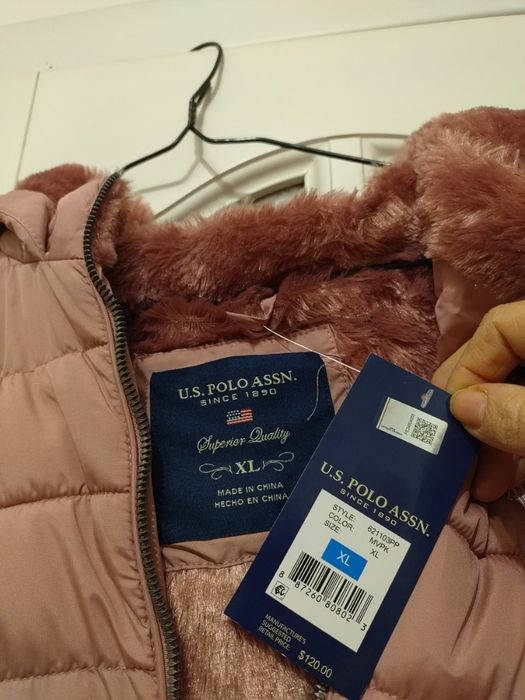 Пуховик жіночий ХЛ U.S. Polo Assn