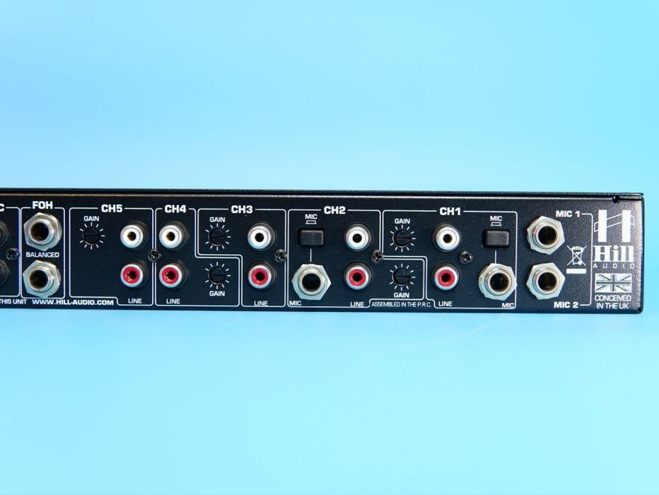 Двухзонный микшер HILL AUDIO ZPR2620v2 с 6 стереовходами