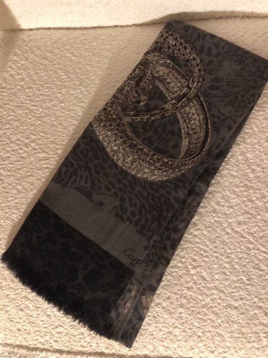 Echarpe da CARTIER em lã/seda/caxemira nova sem etiqueta