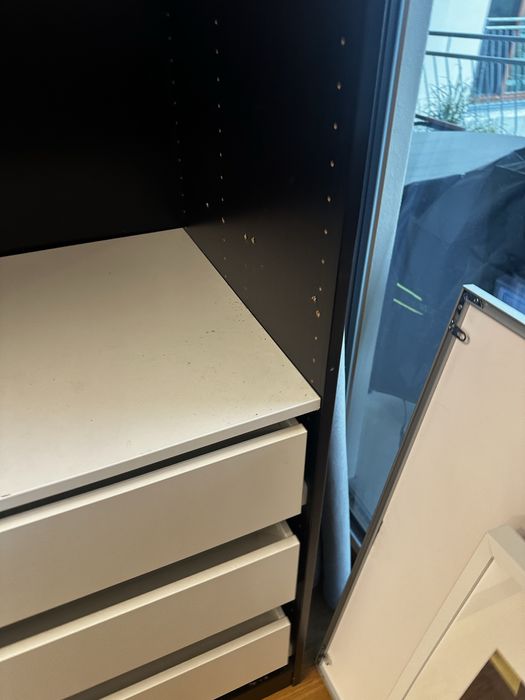 Szafa IKEA PAX 200x205x58 bez drzwi pojemna